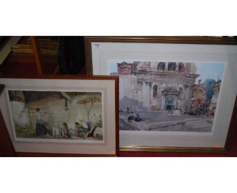 William Russell Flint (1880-1969) - a Fine Art Trade Guild lithograph, signed in pencil to the margin and with blindstamp, pu