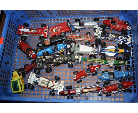 A collection of mixed racing related Brumm Corgi Toys and similar racing related diecasts