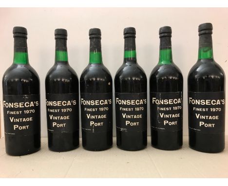 Fonseca vintage port 1970,10 bottlesCondition report: levels top shoulder or better