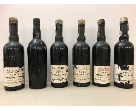 Taylor's vintage port 1960,12 bottlesCondition report: Levels top shoulder or better