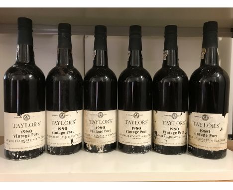 Taylor's vintage port 1980,12 bottles