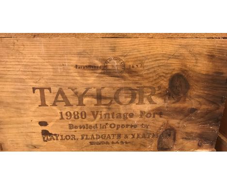 Taylor's vintage port 1980,12 bottles in owc