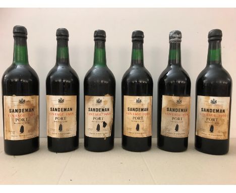 Sandeman's vintage port 1966,12 bottlesCondition report: levels: 2 top shoulder, others in neck
