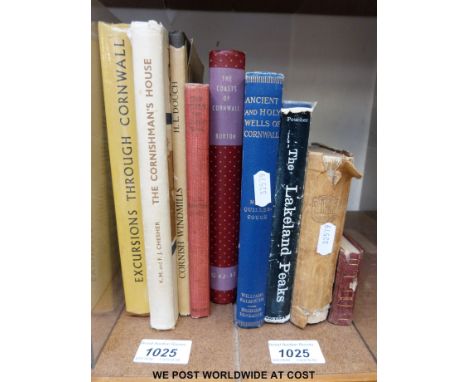 A collection of important works about Cornwall. Includes The Cornish Man's House, V.M & F.J Chester (Truro, D. Bradford Barto