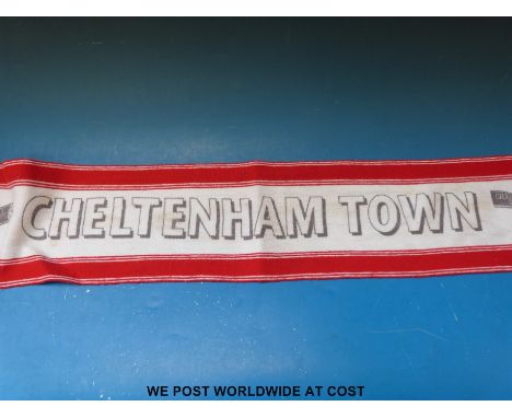 Cheltenham Town football programmes and merchandise to include collection of programmes, tickets, shirt, scarf etc mainly mod