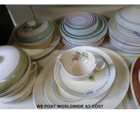 A collection  of Susie Cooper Crown Works dinner ware and later Susie Cooper by Wedgwood