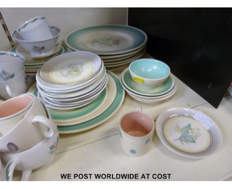 A quantity of Susie Cooper "Fragrance" pattern dinner ware and other