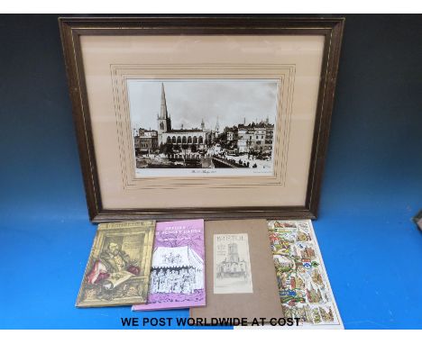 A quantity of Bristol and surrounding area related ephemera to include Dorothy Woollard "Bristol A Sketch Book"; "Longleat" b