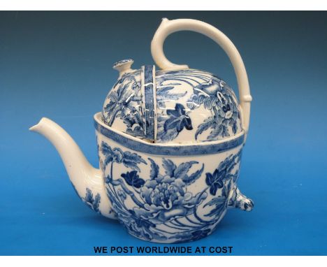 A Wedgwood "Peony" SYP patent teapot