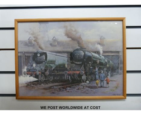 A quantity of watercolours and other pictures to include Victorian animals, a Frederick Watson signed limited edition print (