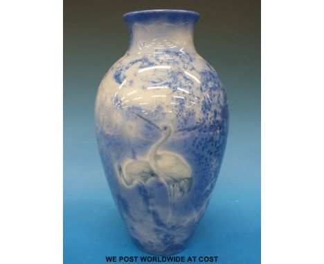 Royal Worcester Sabrina ware large vase (H25cm)