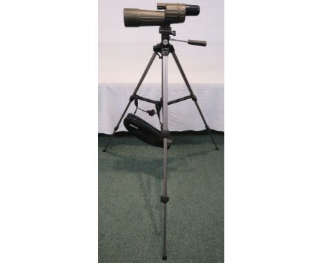 Opticron HR. 60R spotting scope in case with Jessop Atlantic 322 tripod