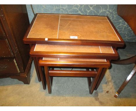 Tile Top Nest of 3 Tables