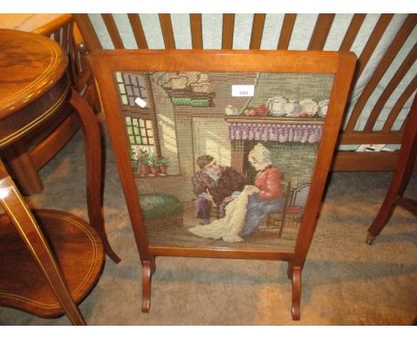 Tapestry Panel Fire Screen