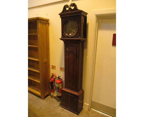 Mahogany Eight Day Longcase Clock having a Brass Circular Dial by John Campbell Glasgow
