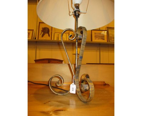Wrought Metal Table Lamp