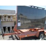 Wanco Message Traffic Signs Trailer w/ hitch compatible (No Control Boards) (Subject To