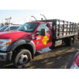 2012 Ford F550 Stakebed Truck; 6.7L Power Stroke (VIN: 1FDUF5GT1CEB93260) [Estimated Mileage:93984.