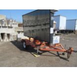 Wanco Message Traffic Signs Trailer w/ hitch compatible (No Control Boards) (Subject To