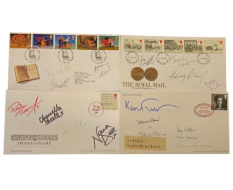 Signed FDC Collection. Harry Melling (Dudley Harry Potter) Jamie Parker (West End play Harry Potter and the Cursed Child, Vir