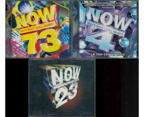 Now That's What I Call Music Collection of CDs Includes Now 4, Now 23 (Double CD), Now 73 (Double CD). Good condition. All au