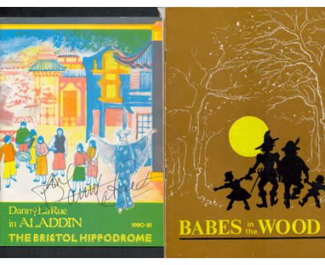 2, Pantomime Theatre programmes dated 1979,1980 signed by various cast members includes The Krankies, John Inman and Danny La