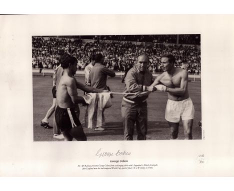 George Cohen signed 16x12 inch black and white print. 248 of 300. Signed in pencil. Good condition. All autographs come with 