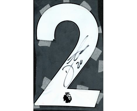 Football Diogo Dalot Signed No 2 Premier League Squad Number. Good condition. All autographs come with a Certificate of Authe