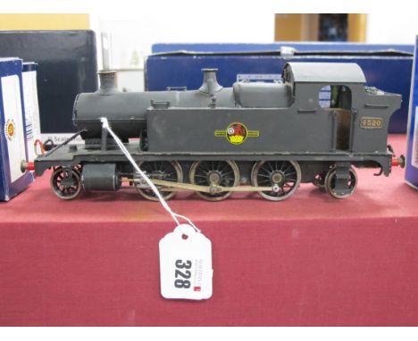 A Kit Built 'O' Gauge/7mm Brass Class 45XX 2-6-2 Tank Steam Locomotive, BR black R/No 4520, built to a good standard, motor, 