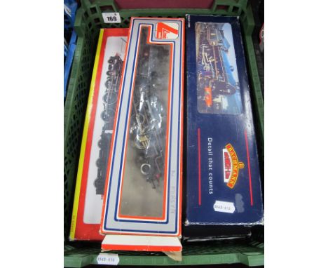Four 'OO' Gauge/4mm Boxed Steam Locomotives for Spares or Repair, comprising Bachmann 32-506 Class 5MT R/No 73310 (incorrect 