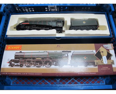 Two 'OO' Gauge/4mm Steam Locomotives for Spares or Repair, a Hornby Class A4 'William Whitelaw' BR greet R/No 60004 (good but
