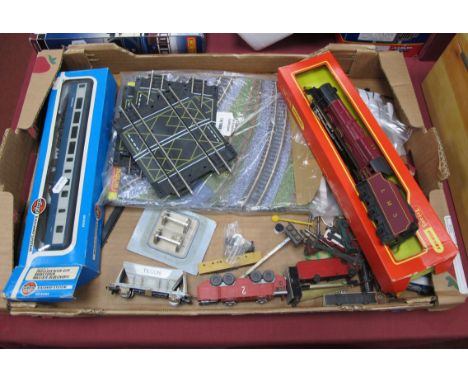 A Triang/Hornby 'OO' Gauge/4mm Boxed 4-6-2 Class 7P Steam Locomotive with Six Wheel Tender, LMS maroon "Duchess of Kent" R/No
