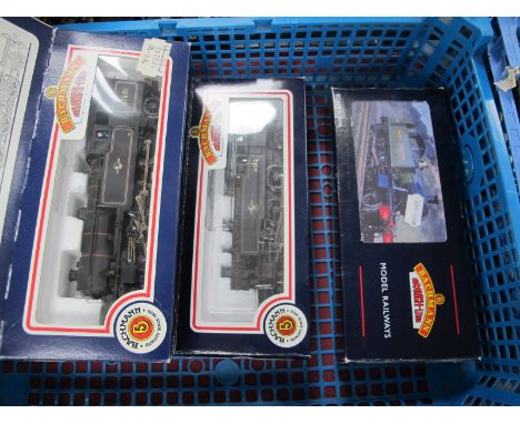 Three Bachmann 'OO' Gauge/4mm Boxed Tank Steam Locomotives, Ref No 32-125A Class 45XX 2-6-2 BR green R/No 4569 (good). Ref No