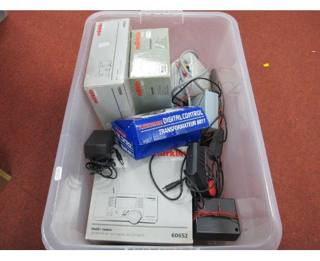 A Quantity of 'HO' Model Railway Eectrical Power and Control Devices, mostly by Marklin and Fleishmann to include Marklin #60