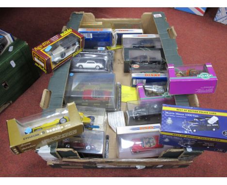 Nineteen Diecast Model Vehicles, by Matchbox, Solido, Brumm, Gama and other including Brumm #R5 Cyclear, Atlas Editions 1:43 