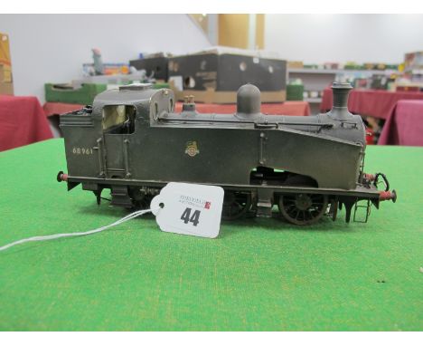 A Kit Built 'O' Gauge/7mm Gresley Class J50 0-6-0 Steam Tank Locomotive, BR black R/No 68961, weathered finish, built/painted