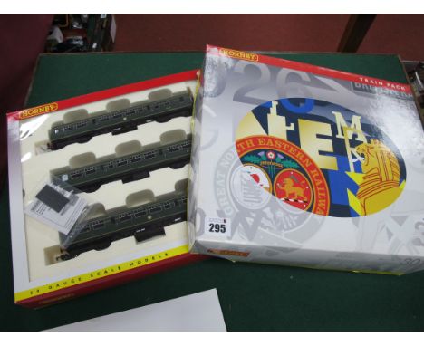 A Hornby 'OO' Gauge/4mm Ref No R2697 BR Class 1012 3 Car DMU, BR green R/No M50320, very good boxed condition, however non ru