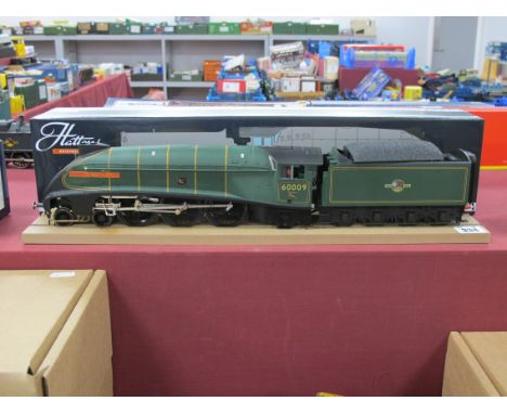 A Hattons Originals #47-A4-008 'O' Gauge Class A4 4-6-2 Locomotive and Tender, R/No 60009, Union of South Africa, in BR green