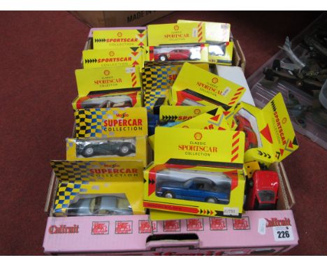 Approximately Fifty Diecast Model Vehicles, by Lledo, Oxford, Maisto and Others, including Maisto Supercar collection Aston M