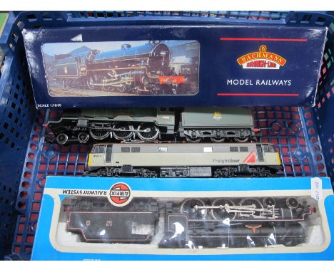 Four 'OO' Gauge/4mm Locomotives for Spares or Repair, a Hornby unboxed Class 86 diesel R/No 86623 (intermittent drive), a Hor