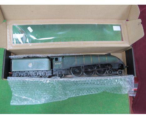 A Heljan 'O' Gauge/7mm Class A4 4-6-2 Steam Locomotives with Eight Wheel Tender, BR green R/No 60003, weathered finish, name 