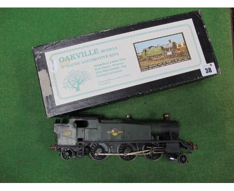 An Oakville Models 'O' Gauge/7mm Kit Built Class 61XX Praire 2-6-2 Tank Steam Locomotive, BR green R/No 6106, built/painted t