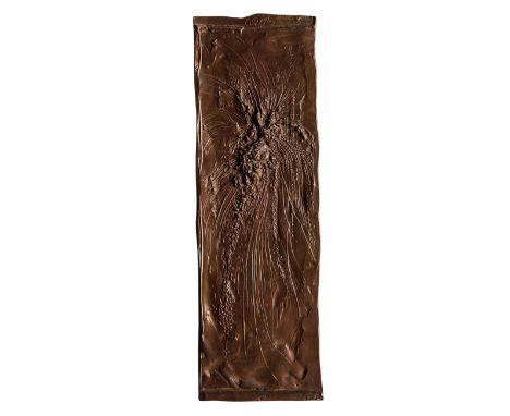 * Baskin (Leonard, 1922-2000). Grass Seedhead, 1962, bronze relief, light brown patina, with insised monograph of the artist 