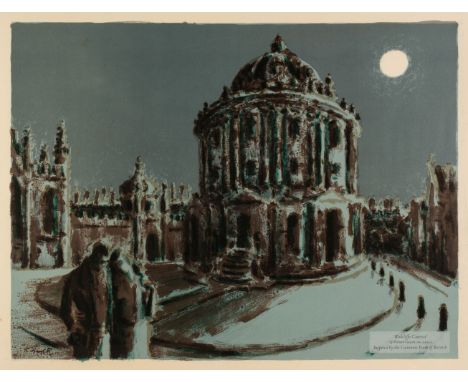 * Guyatt (Richard, 1914-2007). Radcliffe Camera, 1962, lithograph in colours on paper, signed in the plate, from the second s