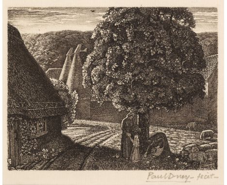 AR  * Drury (Paul, 1903-1987). September, 1928, etching on wove paper, signed in pencil lower right below image, numbered 17/