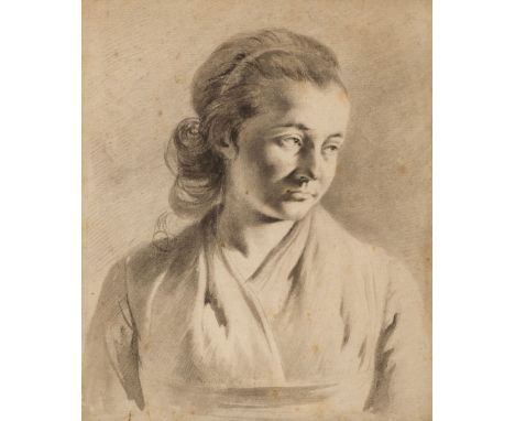 * De Boisseau (Jean-Jacques, 1736-1810). Buste de Jeune Paysanne, the sitter depicted is either the artist's wife or the maid