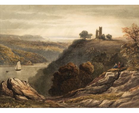 * Jackson (Samuel, 1794-1869). The Avon from Durdham Down with Cook’s Folly, looking towards Portishead Point and the Bristol