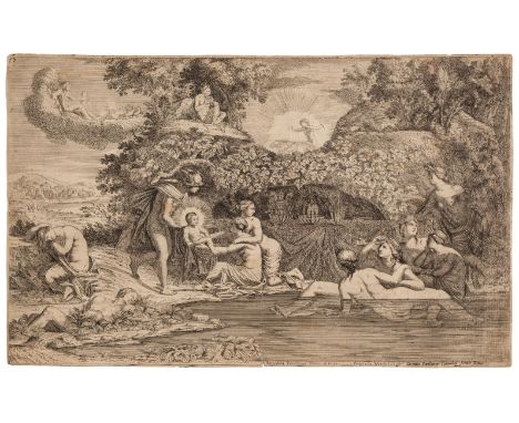 * Verini (Giovanni, active circa 1660). The Birth of Bacchus (The Infant Bacchus Entrusted to the Nymphs of Nysa), after Pous