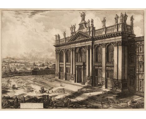 * Piranesi (Giovanni Battista, 1720-1778). Veduta della Facciata di dietro della Basilica di S. Giovanni Laterano, from the V