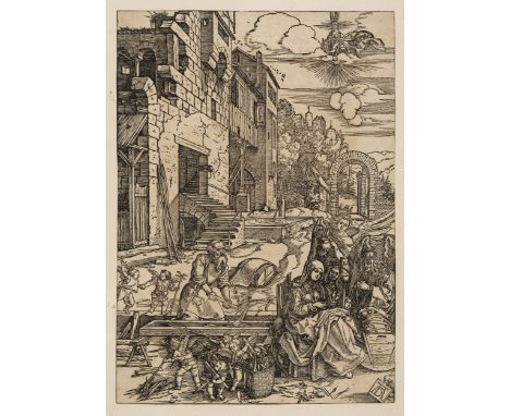 * Dürer (Albrecht, 1471-1528). The Holy Family in Egypt, from The Life of the Virgin, circa 1503 [but slightly later], woodcu